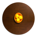 Ver imagem 6 de Prato Giratório para Servir Sobrepor Mesa de Jantar 80 Cm Castanho