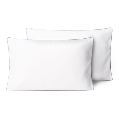 Kit Fronhas Linea Percal 200 Fios 50cm X 70cm 2 Peças - Cinza