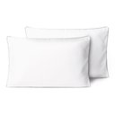 Ver imagem 1 de Kit Fronhas Linea Percal 200 Fios 50cm X 70cm 2 Peças - Cinza