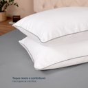 Ver imagem 2 de Kit Fronhas Linea Percal 200 Fios 50cm X 70cm 2 Peças - Cinza