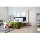 Ver imagem 4 de Cabeceira Painel para Cama Box Casal Queen Tecido Veludo - Azul