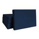 Ver imagem 1 de Cabeceira Painel para Cama Box Casal Queen Tecido Veludo - Azul