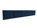 Ver imagem 5 de Cabeceira Painel para Cama Box Casal Queen Tecido Veludo - Azul