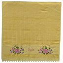 Ver imagem 2 de Jogo de Toalhas de Banho e Rosto bordadas. Estampa: Rosas e Botões. Cor: Amarelo. Dohler Artesanalle