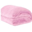 Ver imagem 2 de Cobertor Casal Manta Microfibra Lisa Soft Veludo 2,20mx1.80m:Rosa