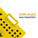 Ver imagem 3 de Banqueta Banquinho Plástico Dobrável 22cm 150kg Alça Vonder