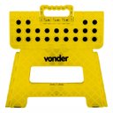 Ver imagem 1 de Banqueta Banquinho Plástico Dobrável 22cm 150kg Alça Vonder