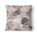 Ver imagem 1 de Capa para Almofada Silk Home 43x43cm - Belchior - Rosa/ Flores