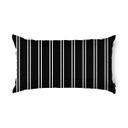 Ver imagem 1 de Capa para Almofada Serenety 28x48cm - Belchior - Preto/ Listado