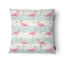 Ver imagem 1 de Capa para Almofada Realce 43x43cm - Belchior - Verde/ Flamingo