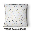 Ver imagem 2 de Capa para Almofada Scandi com Cordonê 43x43cm - Belchior - Branco/ Dream Big