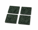 Ver imagem 1 de Porta Copos em Mármore Verde Guatemala - Kit com 4 Unidades