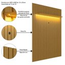 Ver imagem 5 de Painel Ripado para TV até 70 Polegadas com LED MDF 222CMX242CM e Olivar Móveis London