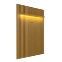 Ver imagem 2 de Painel Ripado para TV até 70 Polegadas com LED MDF 222CMX242CM e Olivar Móveis London