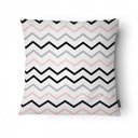Ver imagem 1 de Capa para Almofada Elegance 43x43cm - Belchior - Branco/ Zigzag