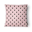 Ver imagem 1 de Capa para Almofada Elegance 43x43cm - Belchior - Rosa/ Corações