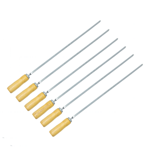 Kit 6 Espetos Espada para Churrasqueira Churrasco Marigrill