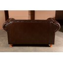 Ver imagem 4 de Conjunto De Sofá Luís Xv 2 Lugares + 2 Poltronas Chesterfield Capitonê - Couríssimo Marrom Café