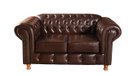 Ver imagem 3 de Conjunto De Sofá Luís Xv 2 Lugares + 2 Poltronas Chesterfield Capitonê - Couríssimo Marrom Café