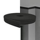 Ver imagem 1 de Rodateto Flexível de Eva Autocolante 5cm Preto Fosco RT34 5 Metros