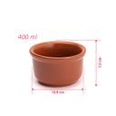 Ver imagem 4 de Kit 5 cumbuca cerâmica refratária marrom jogo para feijoada