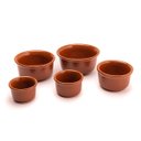 Ver imagem 7 de Kit 5 cumbuca cerâmica refratária marrom jogo para feijoada