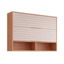 Ver imagem 1 de Armário Aéreo P/ Cozinha Esplendida C/ 2 Portas Basculantes 120cm Freijo/off White - Mgm