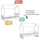 Ver imagem 3 de Cama Infantil Montessoriana Estilo Casinha Ccm010 Linha Infanto Branco Completa Móveis
