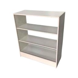 Balcões Mdf + Vidro Expositor Lojas e Comércios Branco com 3 - Suprema Móveis - 2