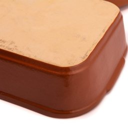 Travessa cerâmica refratária de porcelana marrom 2 litros - 3