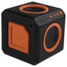 Caixa de Som Elg Audiocube Punch PWC-Audwood 15 Watts RMS com Bluetooth e Auxiliar - Preto/Laranja - 1