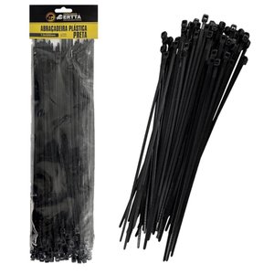 1 Pacote Com 50 Abraçadeiras Lacre De Nylon Enforca Gato Cinta Plástica 7x500mm Fita Hellerman 50cm 