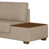 Sofá de Canto Modulado 324cm - 260cm 5 Lugares These Linho Bege - Sallar Home - 7