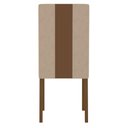 Ver imagem 4 de Cadeira de Jantar Estofada Linea Conjunto com 2 Unidades Carvalho/marfim - Poliman