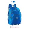 Mochila Rebecca Bonbon Crinkle com Rodas Azul Mochila Rebecca Bonbon Crinkle com Rodas Azul - 1
