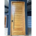 Ver imagem 2 de Porta Pivotante de Madeira Maciça 2,40x1,18 com Batente de 14 Cm