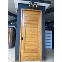 Ver imagem 4 de Porta Pivotante de Madeira Maciça 2,40x1,18 com Batente de 14 Cm