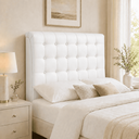 Ver imagem 4 de Cabeceira Ana Estofada Corino p/ Cama Box Casal 140cm Quarto