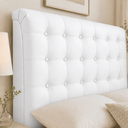 Ver imagem 3 de Cabeceira Ana Estofada Corino p/ Cama Box Casal 140cm Quarto