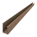 Ver imagem 2 de Kit 10 barra Perfil 2 Metros Acabamento para Painel Ripado Slim