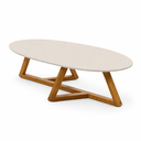Ver imagem 2 de Mesa de Centro Classic Natural Moderno Decorativa Design Moderno:off White