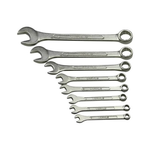 Chave Combinada Boca Estrela 6 a 17mm com 8 Pçs Starfer Jogo