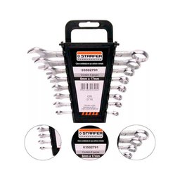 Chave Combinada Boca Estrela 6 a 17mm com 8 Pçs Starfer Jogo - 5