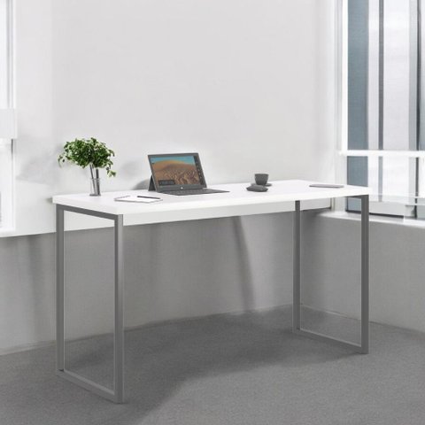Mesa Home Office Escrivaninha Shine 1,00 Branco