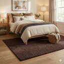 Ver imagem 1 de Tapete Sala Quarto Antiderrapante Classic Castor 1,00x1,50m