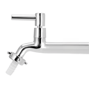 Ver imagem 4 de Torneira Parede Lavanderia Tanque Longa 21cm 1/4 ABS