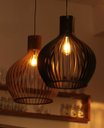 Ver imagem 5 de Luminária Teto tipo Pendente em MDF - Completa - Cor: Preta