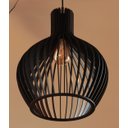 Ver imagem 1 de Luminária Teto tipo Pendente em MDF - Completa - Cor: Preta