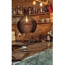 Ver imagem 3 de Luminária Teto tipo Pendente em MDF - Completa - Cor: Preta