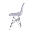 Ver imagem 3 de Cadeira Charles Eames Eiffel Dkr Base Cromada:branca